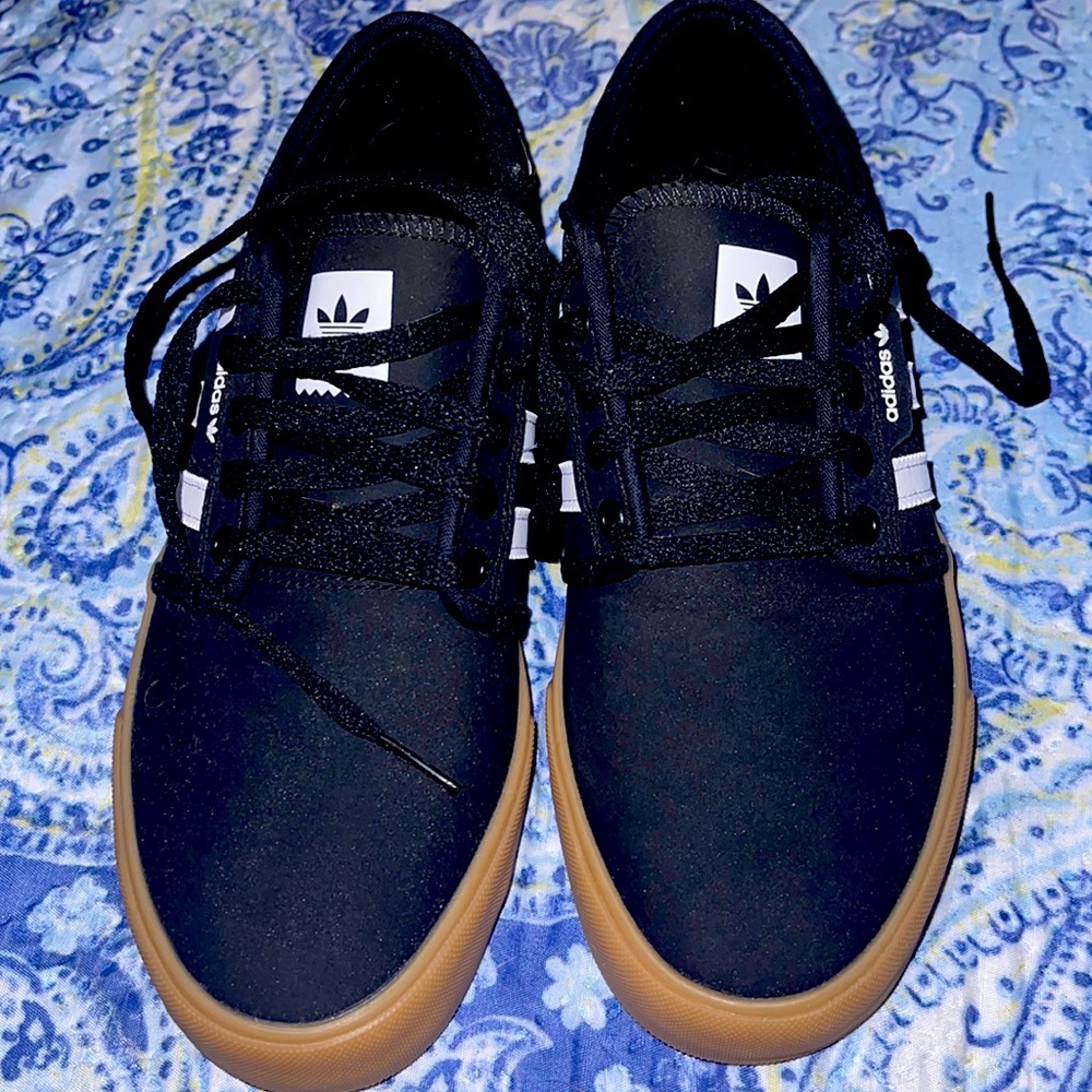 White on Black Adidas